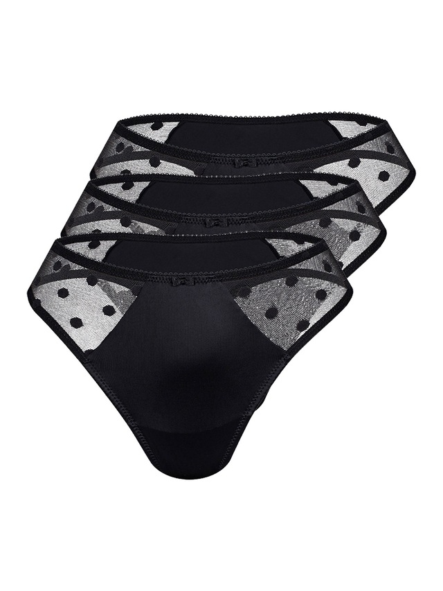 Sassa String »3er Pack String DOTTED MESH« 3 Stück, 3 Stk.