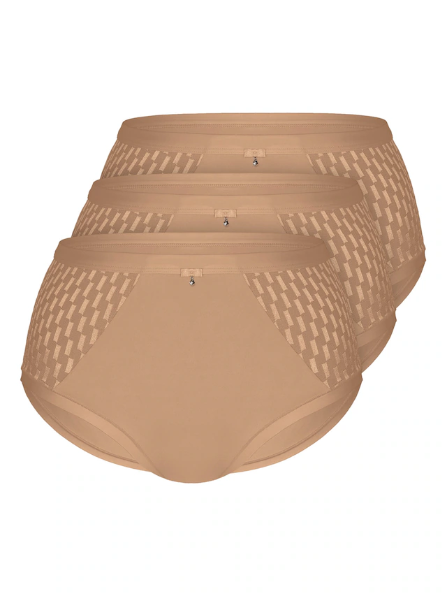 Sassa Taillenslip »3er Pack Taillenslip Graphical Jacquard« 3 Stück, 3 Stk.