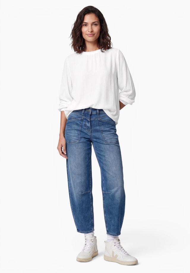 Cecil Shirtbluse mit Smok-Details