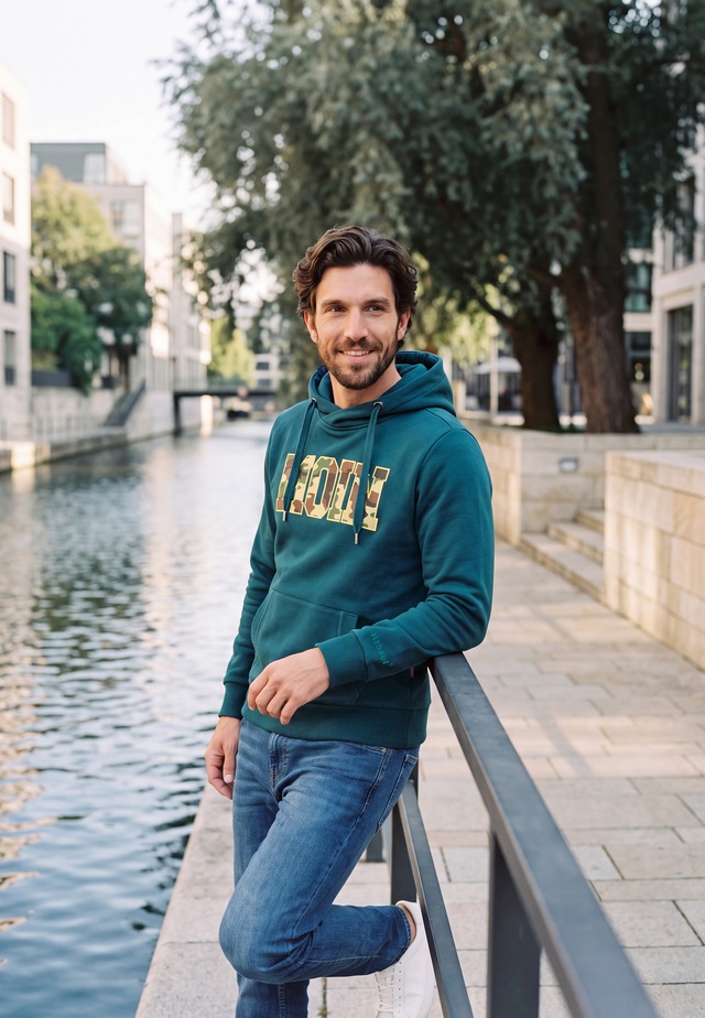 salzhaut Kapuzenpullover »Hoodie HEFF - MOIN Camouflage«
