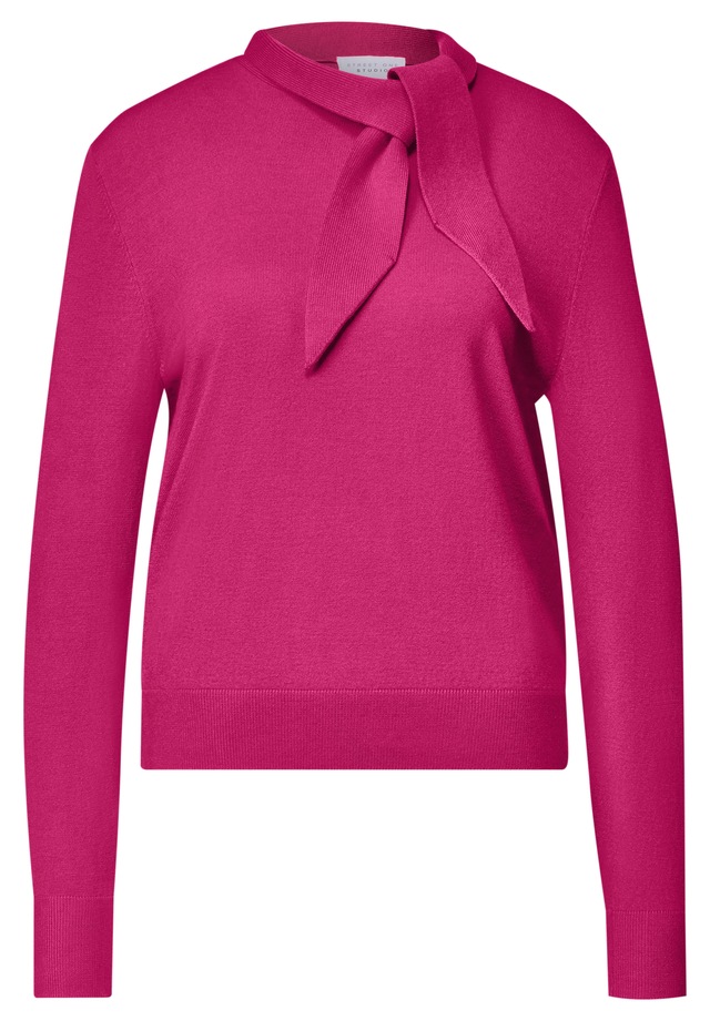 STREET ONE STUDIO Longpullover in Unifarbe