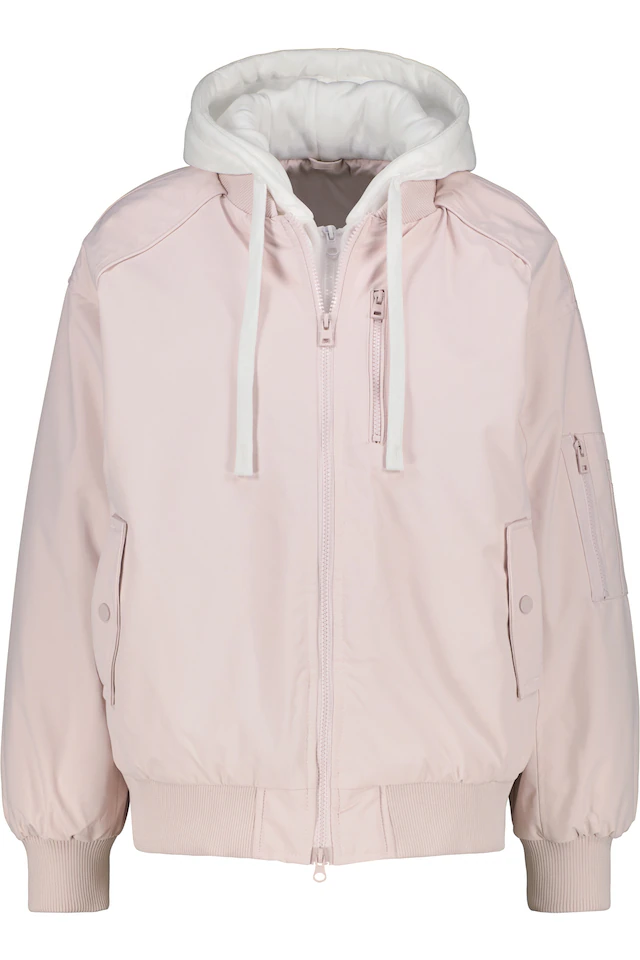 Alife & Kickin Bomberjacke »Damen MarylouAK A Übergangsjacke, Jacke« Sweat-Kapuzeneinsatz, Zwei-Wege-Reißverschluss, Raglanärmel