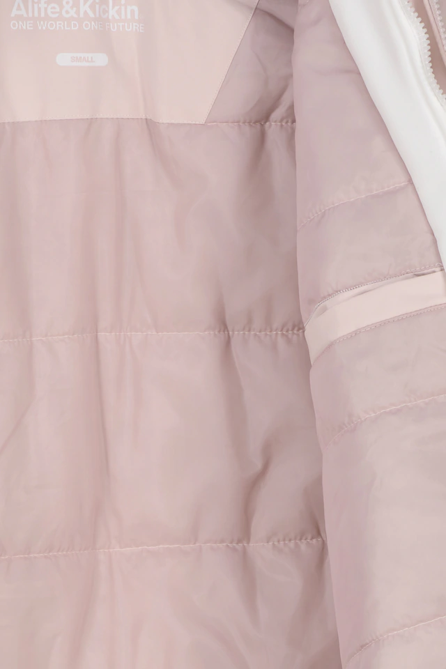 Alife & Kickin Bomberjacke »Damen MarylouAK A Übergangsjacke, Jacke« Sweat-Kapuzeneinsatz, Zwei-Wege-Reißverschluss, Raglanärmel