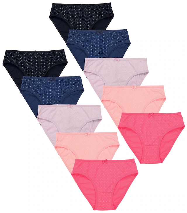 TupTam Slip »Slips Mädchen Slips mit Aufdruck 10er Pack«