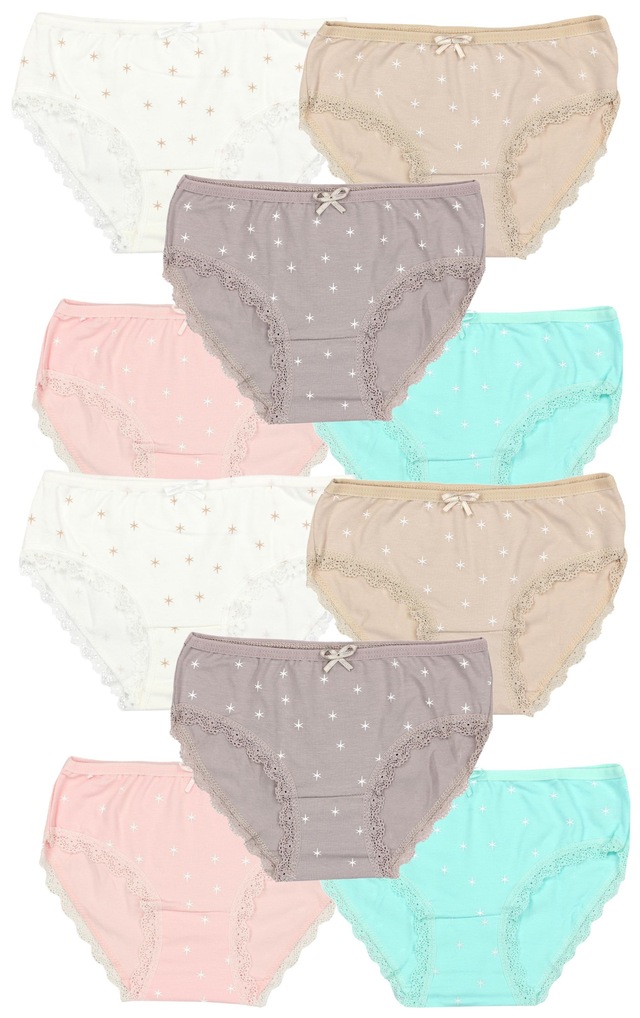TupTam Slip »Slips Mädchen Slips mit Aufdruck 10er Pack«