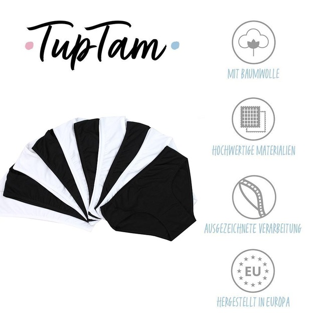 TupTam Slip »Slips Mädchen Slips mit Aufdruck 10er Pack«