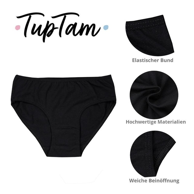 TupTam Slip »Slips Mädchen Slips mit Aufdruck 10er Pack«