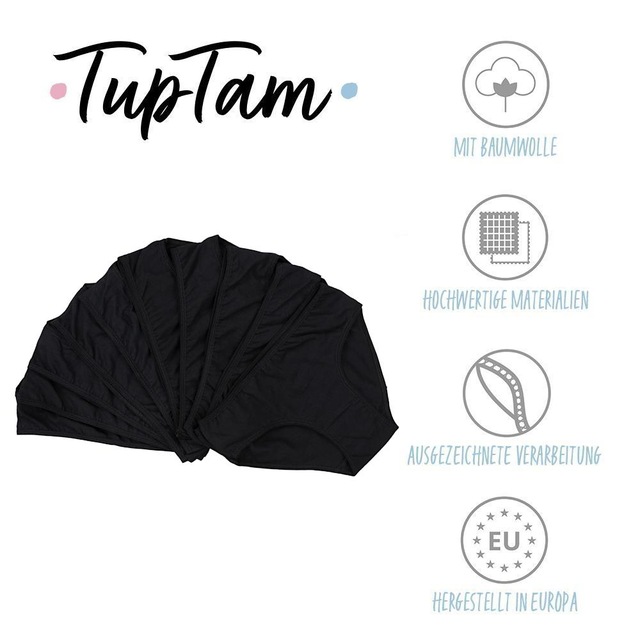 TupTam Slip »Slips Mädchen Slips mit Aufdruck 10er Pack«