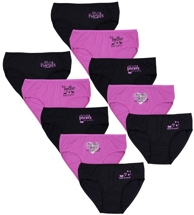 TupTam Slip »Slips Mädchen Slips mit Aufdruck 10er Pack«