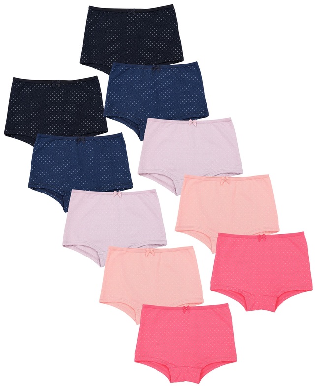 TupTam Slip »Slips Mädchen Slips mit Aufdruck 10er Pack«