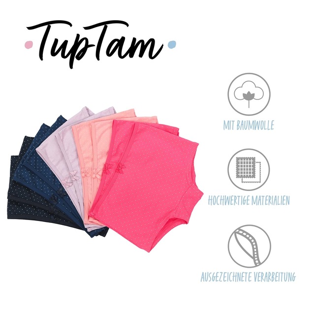 TupTam Slip »Slips Mädchen Slips mit Aufdruck 10er Pack«