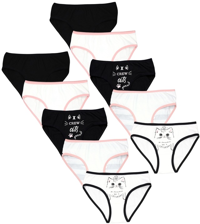 TupTam Slip »Slips Mädchen Slips mit Aufdruck 10er Pack«