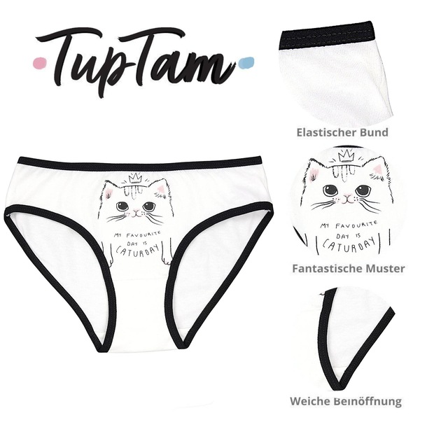 TupTam Slip »Slips Mädchen Slips mit Aufdruck 10er Pack«