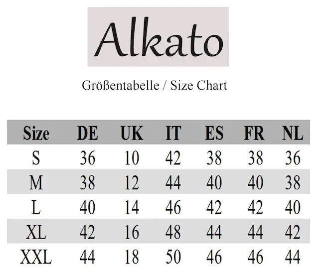 ALKATO Langarmshirt »Damenshirt Alkato Damen Langarm Shirt mit O-Ausschnitt«