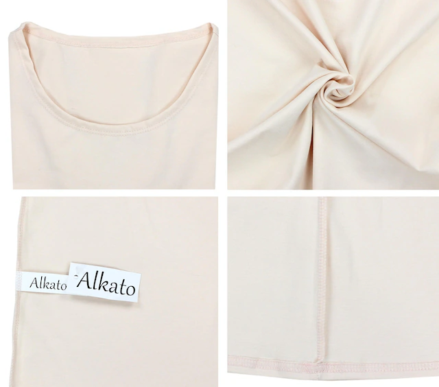 ALKATO Langarmshirt »Damenshirt Alkato Damen Langarm Shirt mit O-Ausschnitt«