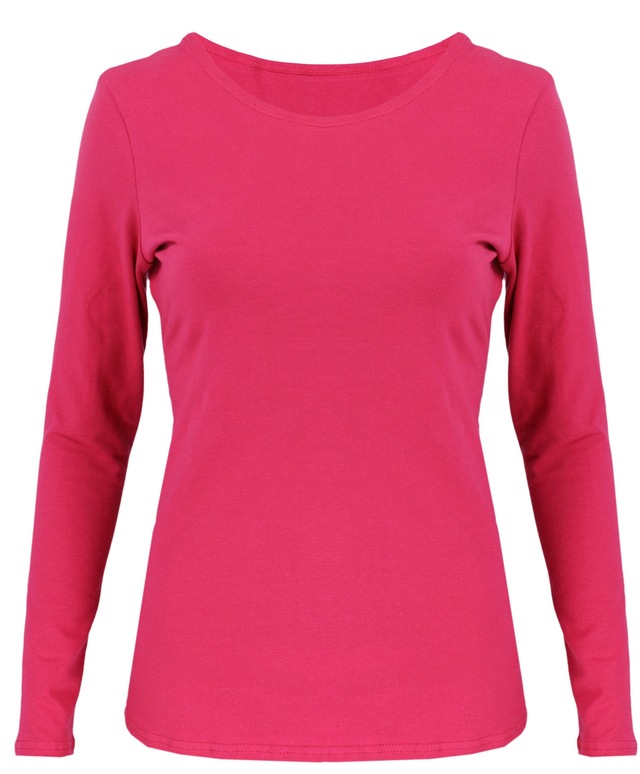 ALKATO Langarmshirt »Damenshirt Alkato Damen Langarm Shirt mit O-Ausschnitt«