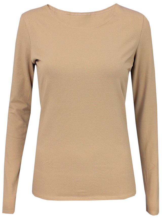 ALKATO Langarmshirt »Damenshirt Alkato Damen Langarm Shirt mit O-Ausschnitt«