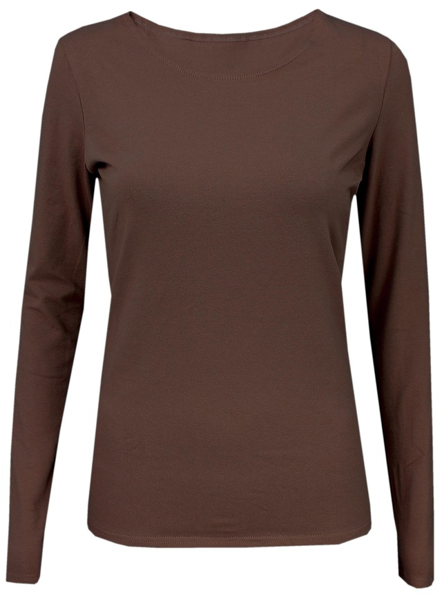 ALKATO Langarmshirt »Damenshirt Alkato Damen Langarm Shirt mit O-Ausschnitt«