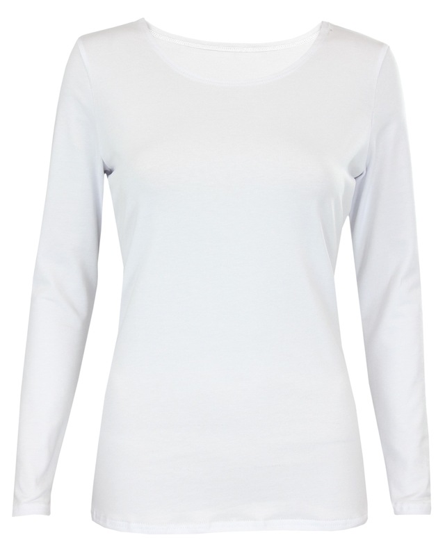 ALKATO Langarmshirt »Damenshirt Alkato Damen Langarm Shirt mit O-Ausschnitt«