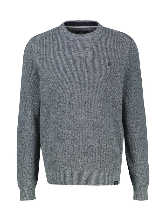 LERROS Strickpullover »Minimalistischer Strickpullover mit O-Neck in großen Größen«