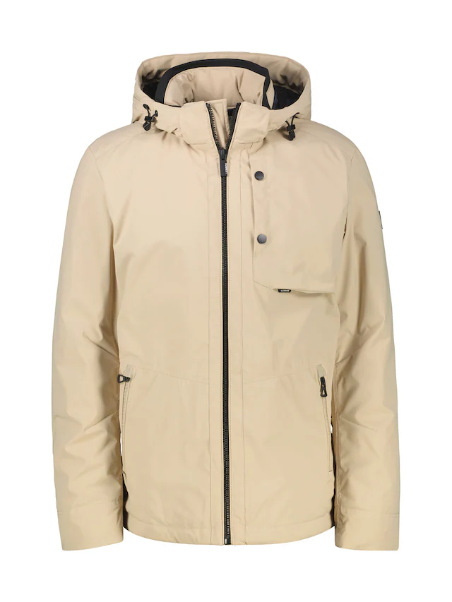LERROS Outdoorjacke »Funktionsjacke in großen Größen, wind- und wasserabweisend« mit Kapuze