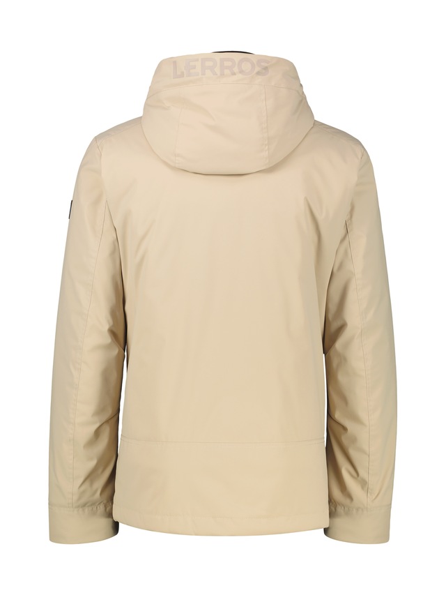 LERROS Outdoorjacke »Funktionsjacke in großen Größen, wind- und wasserabweisend« mit Kapuze