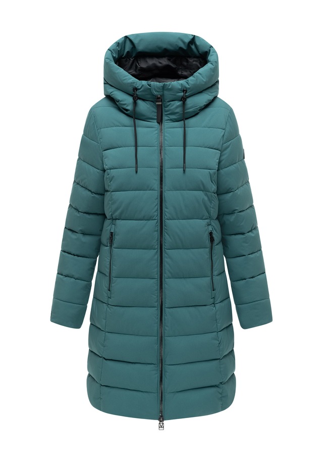 Marikoo Winterjacke »Nanoraa« mit Kapuze Winterjacke mit horizontaler Steppung, hohem Kragen & Kapuze