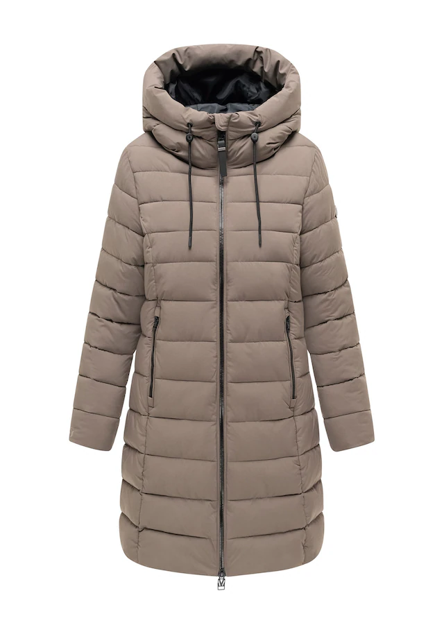 Marikoo Winterjacke »Nanoraa« mit Kapuze Winterjacke mit horizontaler Steppung, hohem Kragen & Kapuze