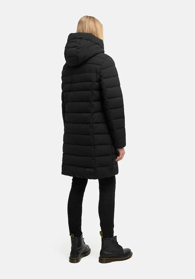 Marikoo Winterjacke »Nanoraa« mit Kapuze Winterjacke mit horizontaler Steppung, hohem Kragen & Kapuze