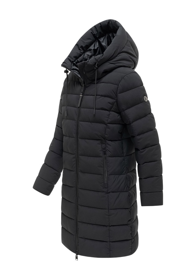 Marikoo Winterjacke »Nanoraa« mit Kapuze Winterjacke mit horizontaler Steppung, hohem Kragen & Kapuze
