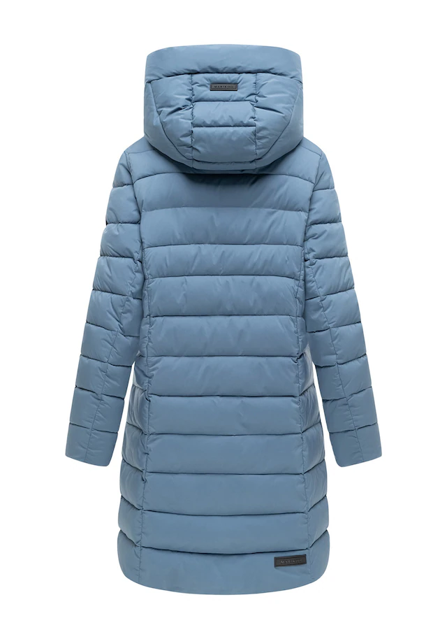 Marikoo Winterjacke »Nanoraa« mit Kapuze Winterjacke mit horizontaler Steppung, hohem Kragen & Kapuze