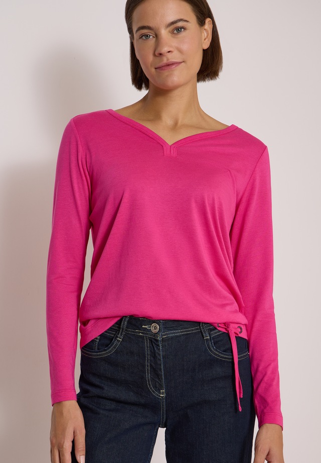 Cecil Langarmshirt mit Tunnelzug am Saum