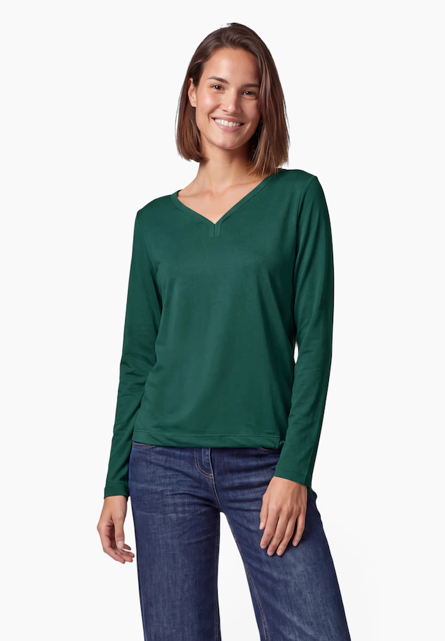 Cecil Langarmshirt mit Tunnelzug am Saum