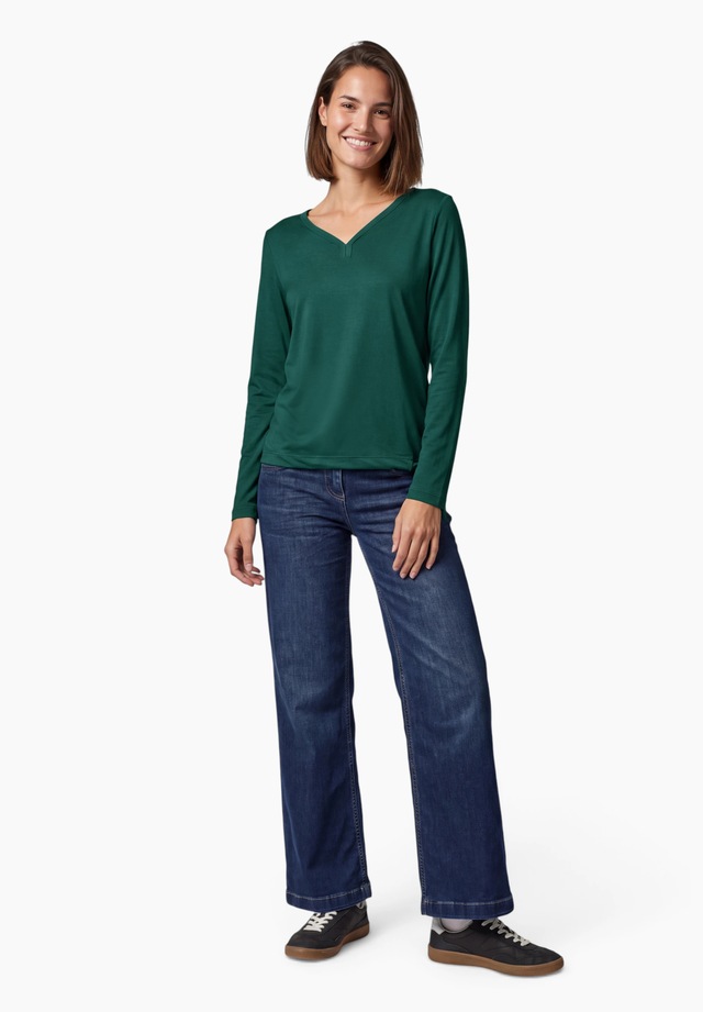 Cecil Langarmshirt mit Tunnelzug am Saum