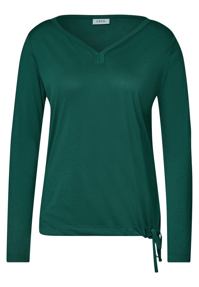 Cecil Langarmshirt mit Tunnelzug am Saum