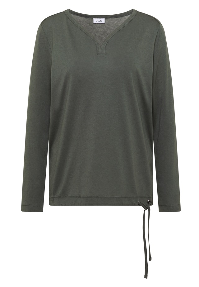 Cecil Langarmshirt mit Tunnelzug am Saum