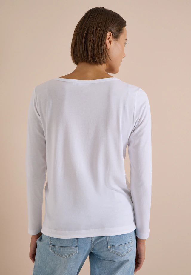 Cecil Langarmshirt mit Tunnelzug am Saum