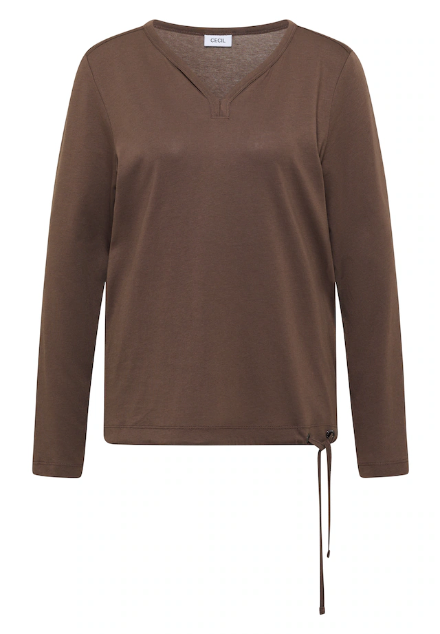 Cecil Langarmshirt mit Tunnelzug am Saum