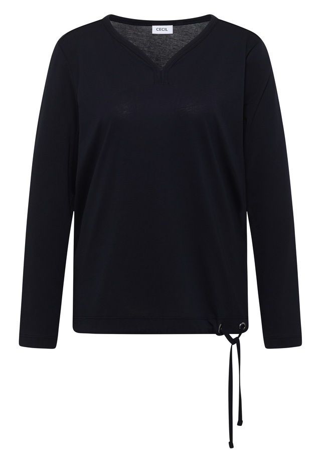 Cecil Langarmshirt mit Tunnelzug am Saum