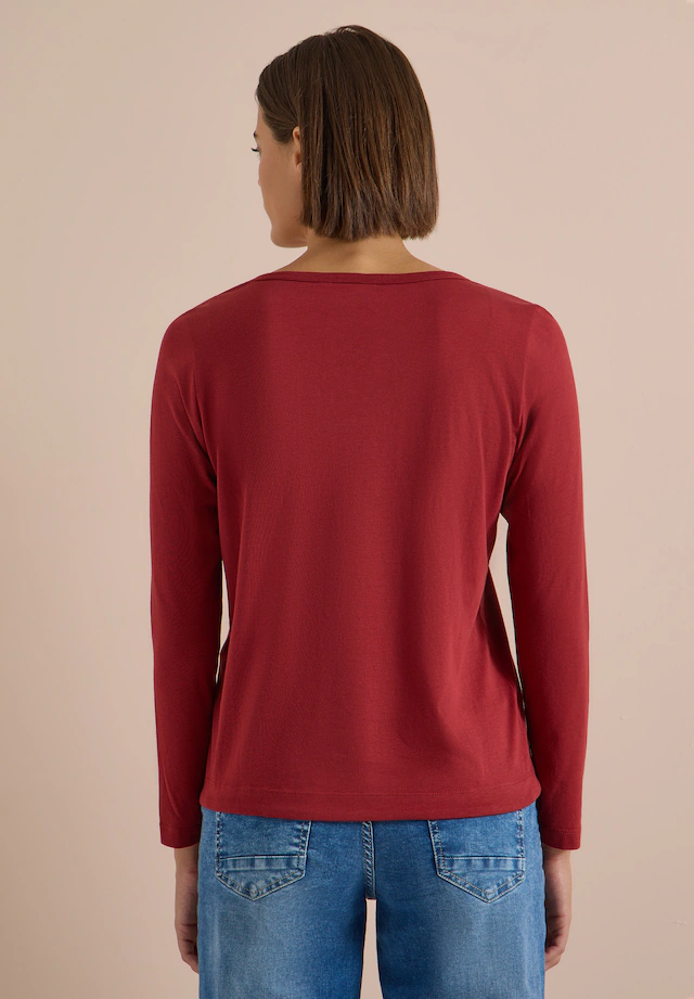 Cecil Langarmshirt mit Tunnelzug am Saum