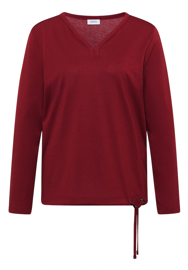 Cecil Langarmshirt mit Tunnelzug am Saum