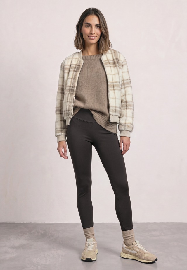 STREET ONE Leggings softer Materialmix