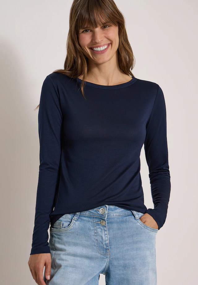 Cecil Langarmshirt im Basic-Style