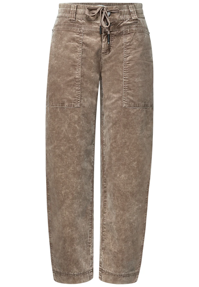 STREET ONE STUDIO Cordhose mit Elastikbund