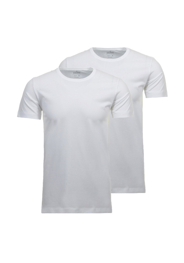 RAGMAN T-Shirt »T-Shirt Body Fit Rundhals T-Shirt 2P 2er Pack« 2 Stk.