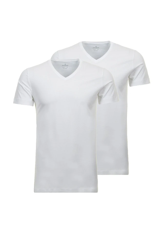 RAGMAN T-Shirt »T-Shirt Body Fit V-Neck T-Shirt 2P 2er Pack« 2 Stk. RAGMAN T-Shirt »T-Shirt Body Fit V-Neck T-Shirt 2P 2er Pack« 2 Stk.