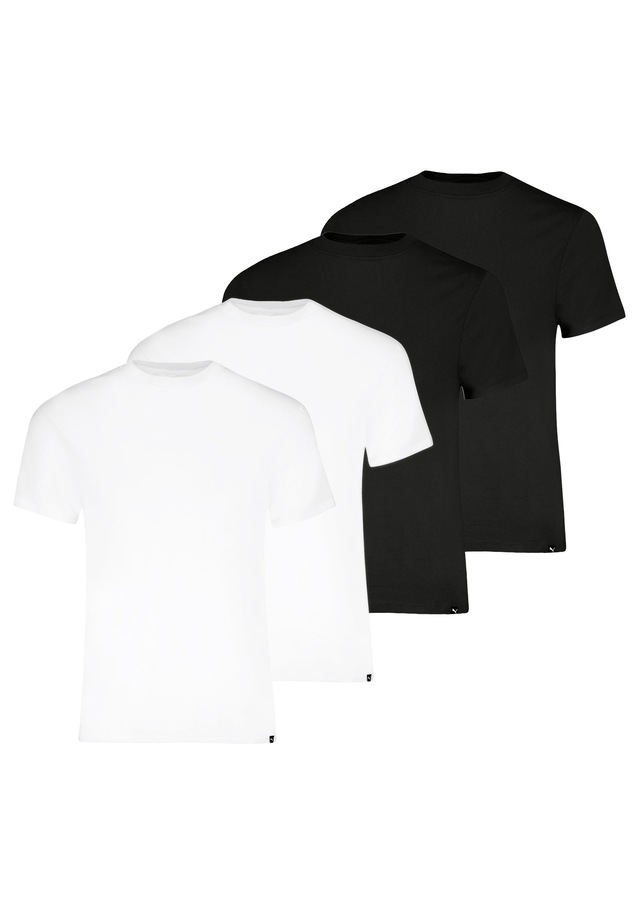 PUMA T-Shirt »T-Shirt Crew Neck Tee 4P 4er Pack« 4 Stk.