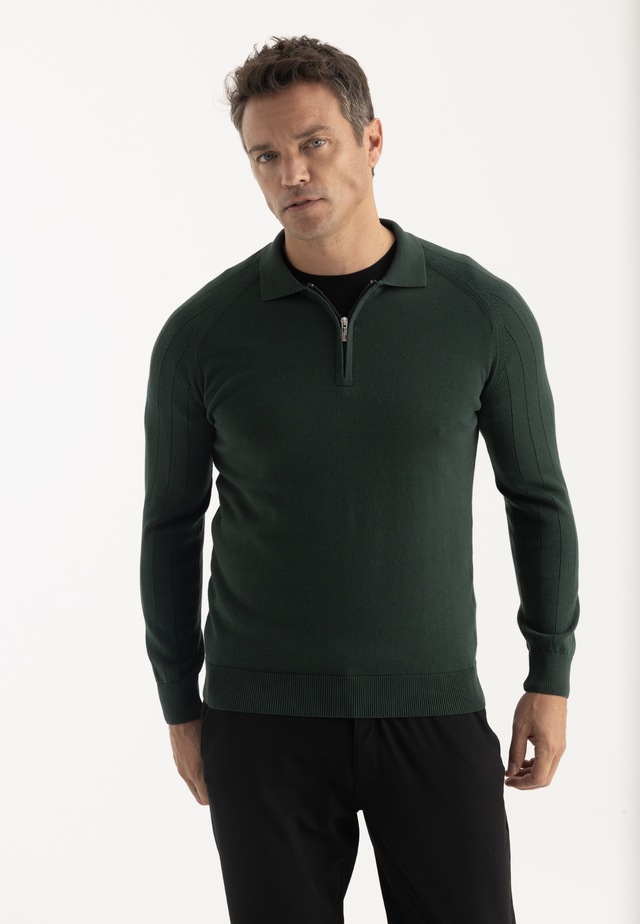 Felix Hardy Polokragenpullover »Pullover mit Polokragen und Reißverschluss«