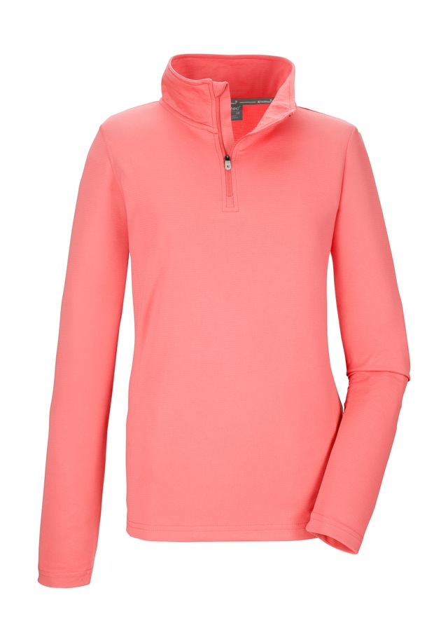 Killtec Langarmshirt »KSW 293 WMN LS SHRT« Langärmliges Stretchshirt mit Stehkragen und Kinnschutz