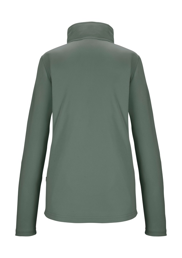 Killtec Langarmshirt »KSW 293 WMN LS SHRT« Langärmliges Stretchshirt mit Stehkragen und Kinnschutz